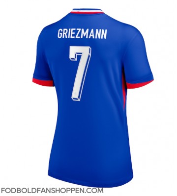 Frankrig Antoine Griezmann #7 Hjemmebanetrøje Dame EM 2024 Kortærmet